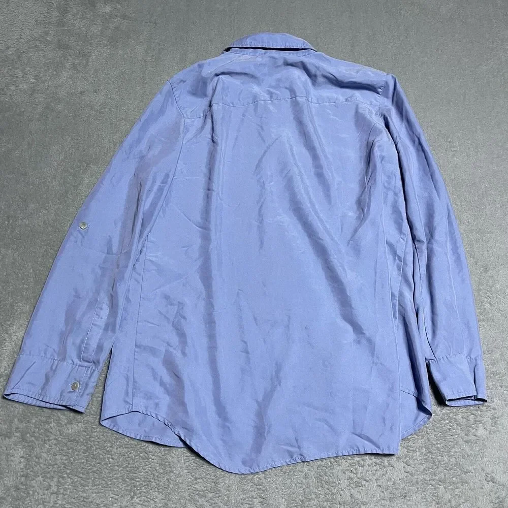 Chicos Top Womens Large Chicos 2 Tunic Button Down Modal Blend‎ Lightweight